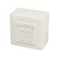 LogiLink Cat.6A Wall Outlet UP+AP LogiLink Cat.6A Wall Outlet UP+AP